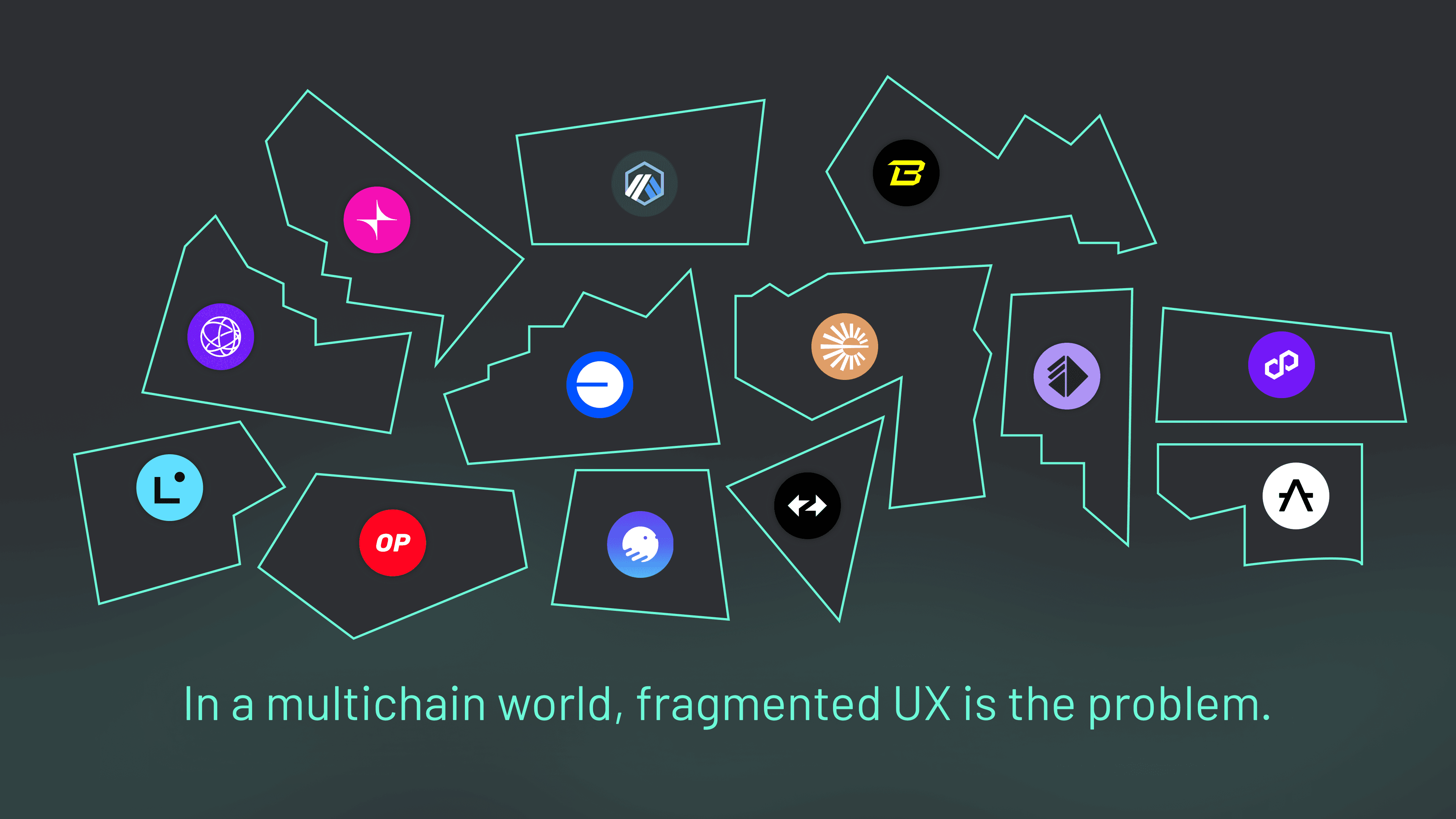The Invisible Bridge (Graphic 2) In a multichain world, fragmented UX is the problem.