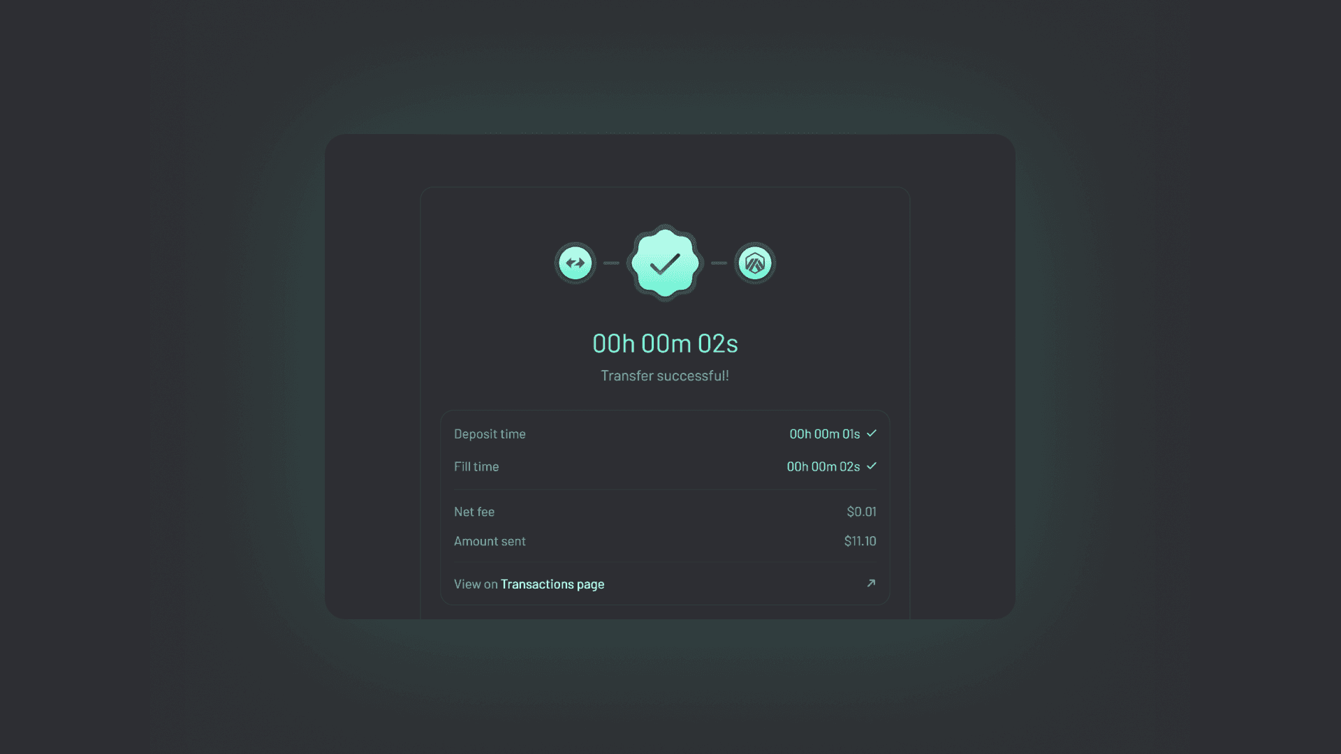 Arbitrum Bridge Speed  with Across