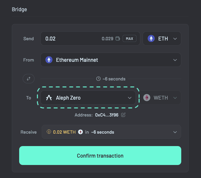 Across x Aleph Zero (Bridge Screenshot) Bridge to and from Aleph Zero on Across Bridge.