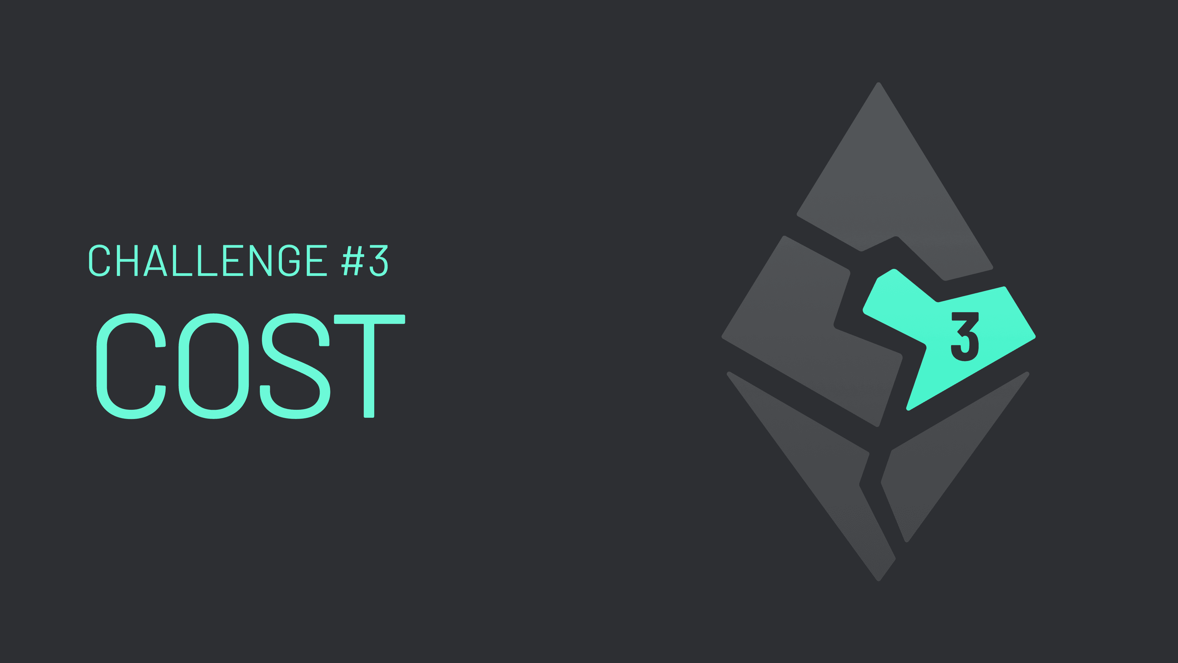 Unify Ethereum (Graphic03) Challenge 3: Cost.