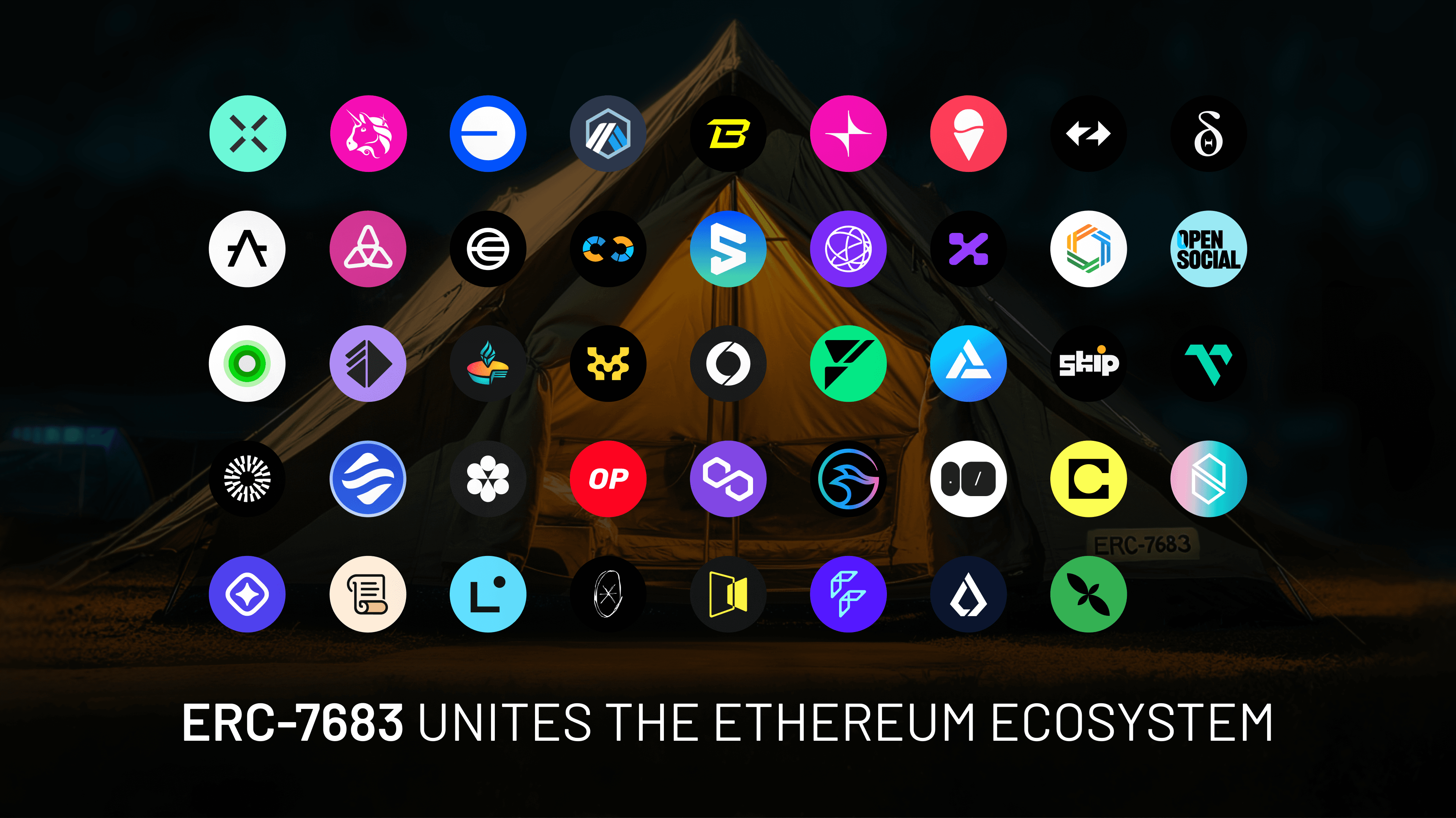 Graphic -03 Over 40 projects have pledged their support for ERC-7683 to unify the Ethereum ecosystem.