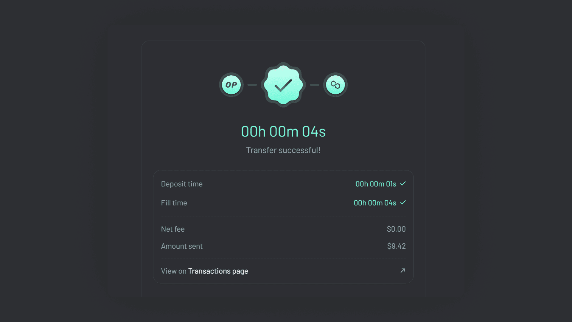 Polygon Bridge: Superfast transaction Times